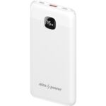 AlzaPower Garnet 10000mAh Power Delivery (22,5W) bílá