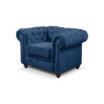 Křeslo Infinity Chesterfield Modrá