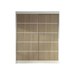 Šatní skříň LINO IV šířka 120 cm – bílá/dub sonoma