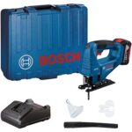 BOSCH Professional Aku kmitací pila GST 183-LI, kufr, chránič, 1x 4Ah, 0.601.5B7.022