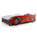 Dětská postel CARS 160×80 cm Červená