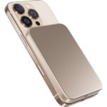 Epico UltraPack Qi2 Slim 5000mAh hliníková Mag+ bezdrátová powerbanka EM51 – pouštní titanová