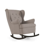 Houpací křeslo LINO 207 – černé nohy Hnědá