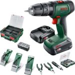 BOSCH UniversalImpact 18V, 2x 1.5Ah, nabíječka, 46 ks příslušenství, kufr 0.603.9D4.108