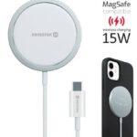 Swissten MagStick wireless nabíječka pro Apple iPhone (kompatibilní s MagSafe)