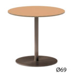 Pedrali designové jídelní stoly Blume 5530 (Ø 69cm)