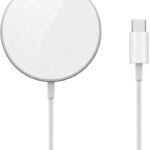Epico bezdrátová hliníková nabíječka s podporou uchycení MagSafe – stříbrná