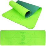 Lifefit YOGA MAT LOTOS DUO, 183x58x0,6cm, zelená
