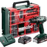 METABO Aku vrtačka BS 18 Set mobilní dílna 18V 2x2Ah