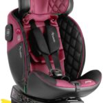 Nukido 710102 Autosedačka Prestige Line ISOFIX, i-Size 40–150 cm, 0-36 kg, černo-růžová