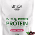 BrainMax Grass-fed Whey Protein 1000 g, třešňový jogurt