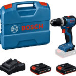 BOSCH Professional Vrtačka AKU s příklepem GSB 18V-52, nabíječka, kufr 0.601.9S0.123 (2 × 2 Ah)